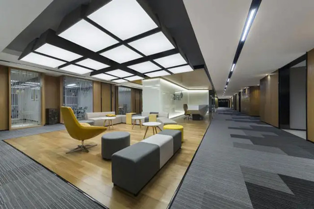 办公室装修背景墙材料的选择