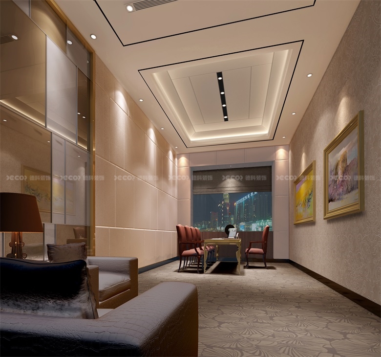 在企业展厅装修设计中，如何合理运用材料和纹理？