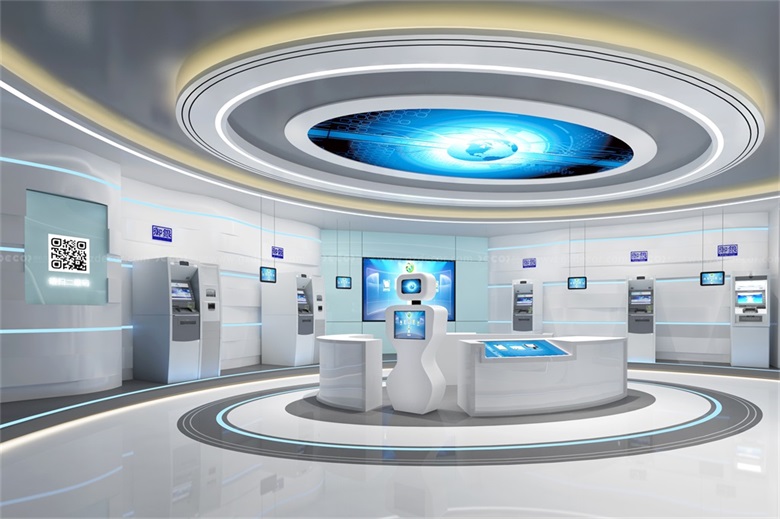 现代简约企业展厅设计如何确保视觉统一性？