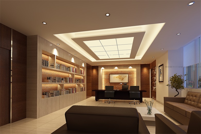核心区办公室装修中的天花板选择