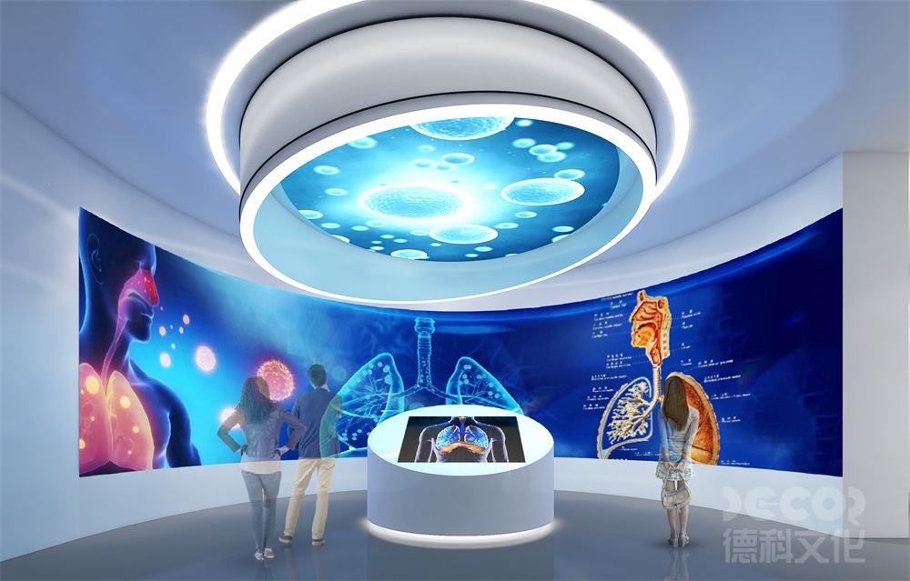 固定式企业展馆装修如何选择展馆的艺术装置  